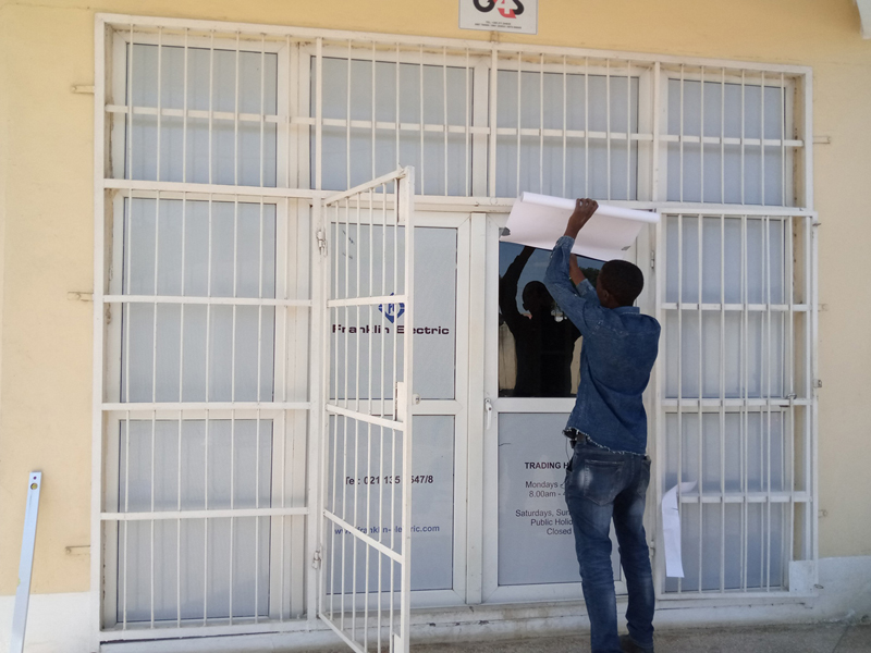 Contravision Oneway Sticker