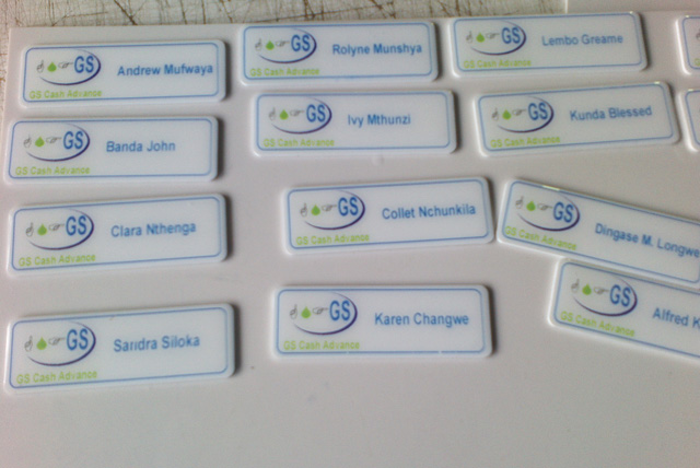 Magnetic Name Tags